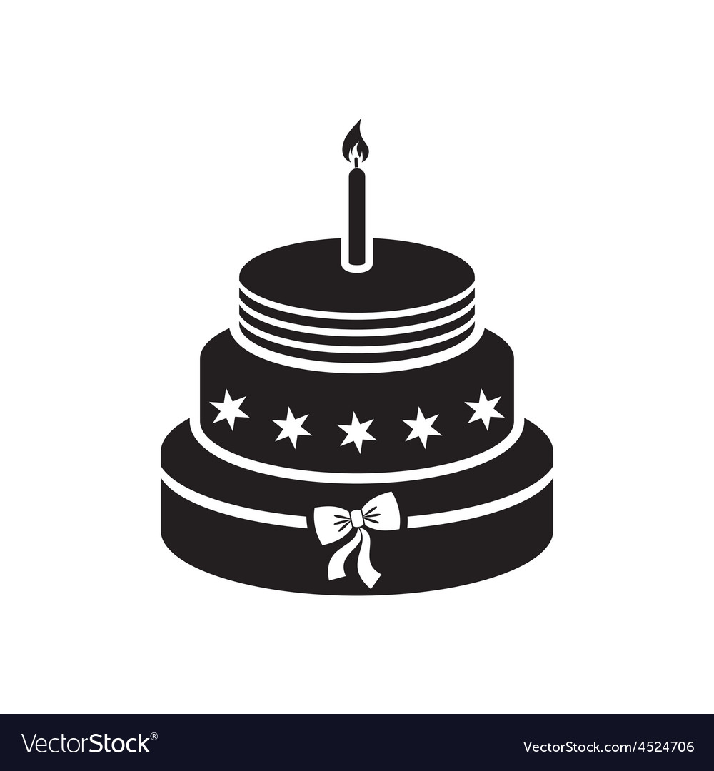 Download Birthday cake Royalty Free Vector Image - VectorStock