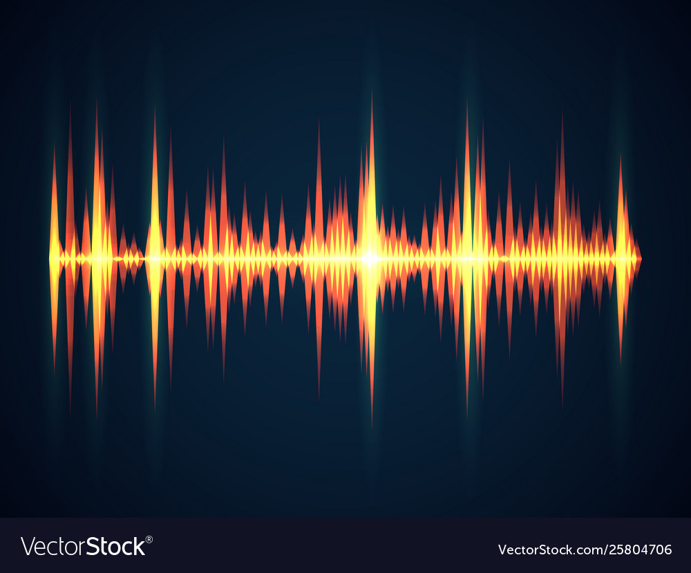 Sound wave background music digital Royalty Free Vector