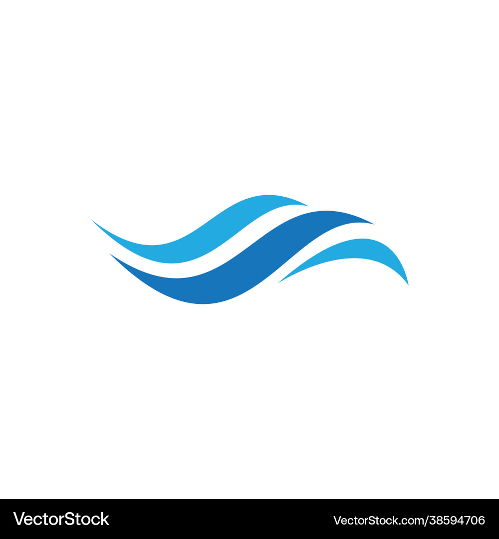 Water wave Royalty Free Vector Image - VectorStock