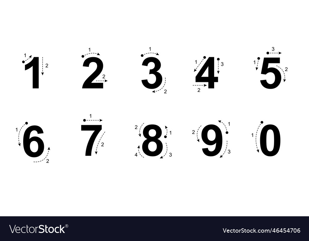 Writing numbers practice how