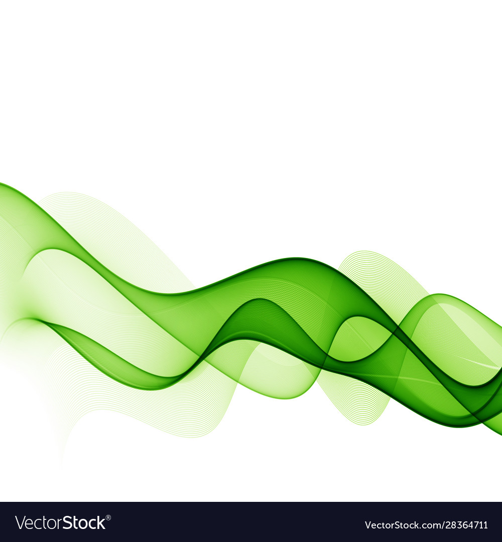 green wave vector png