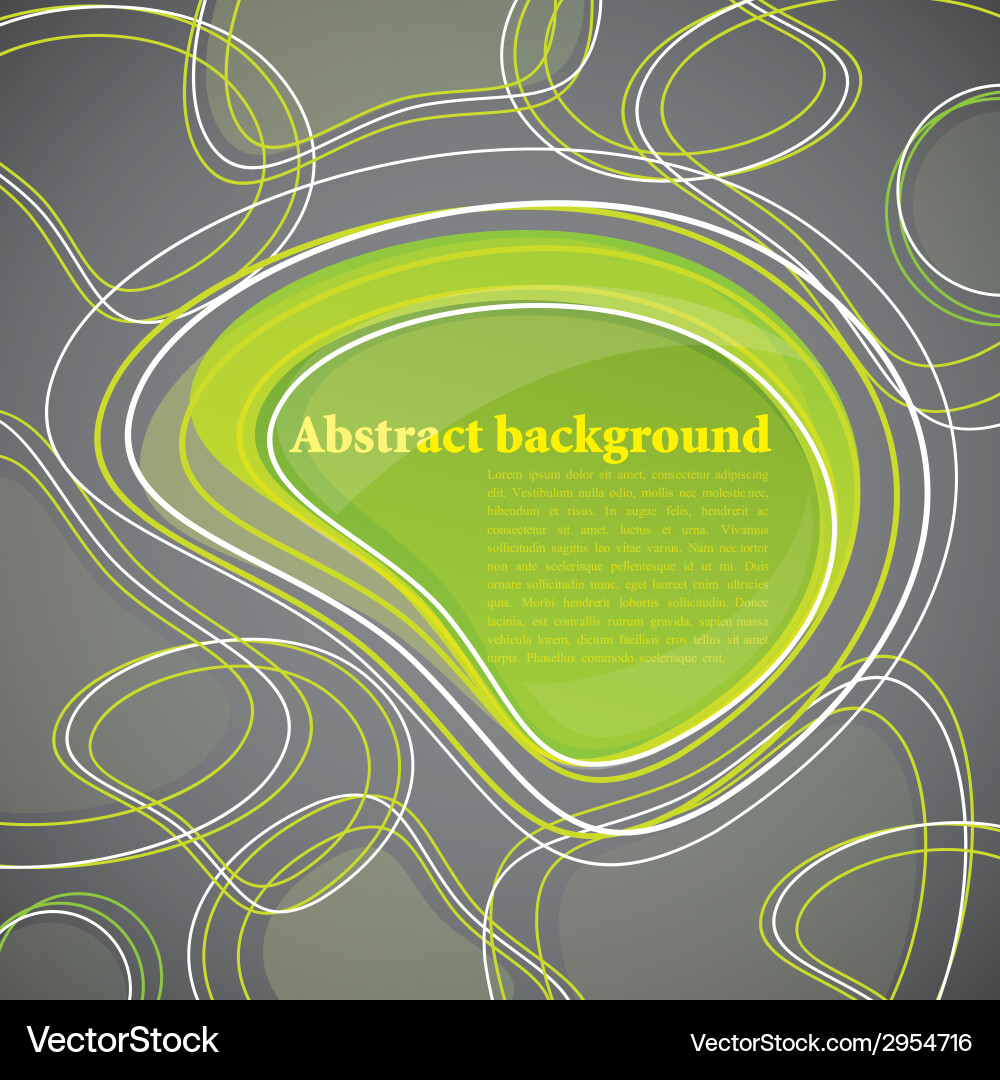 Abstract background with green bubble Royalty Free Vector