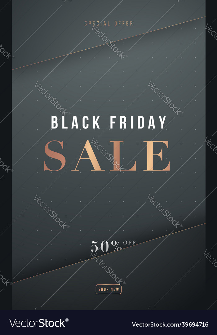 Schwarz friday luxus verkauf banner grau hintergrund vector image Schwarz friday luxus verkauf banner grau hintergrund