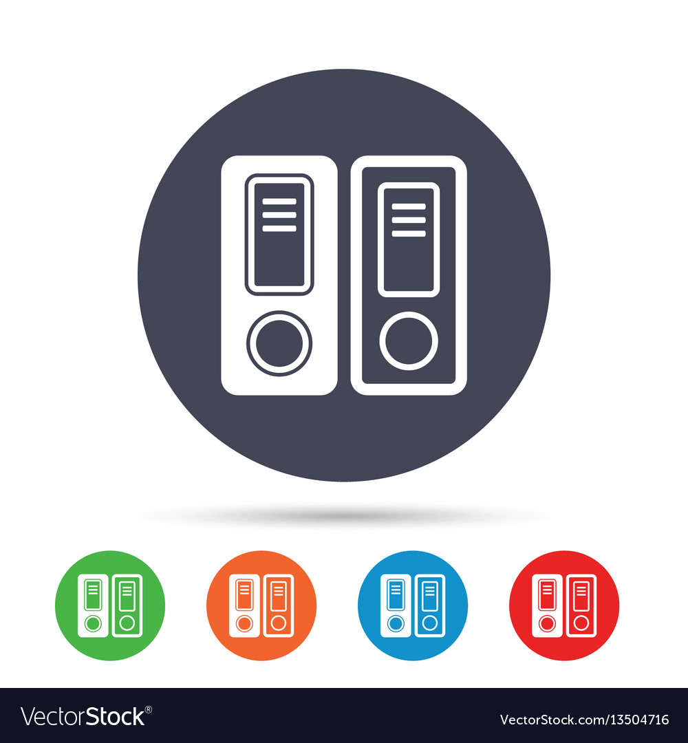 Document folder sign accounting binder symbol