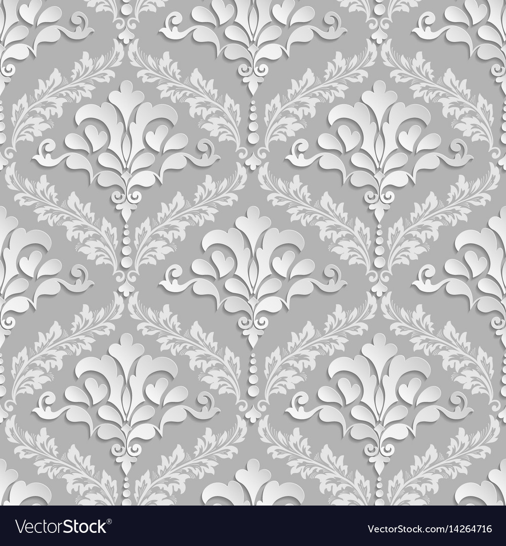 Elegant Damask Pattern Background