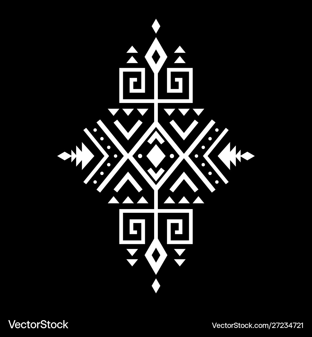 Aztec element Royalty Free Vector Image - VectorStock