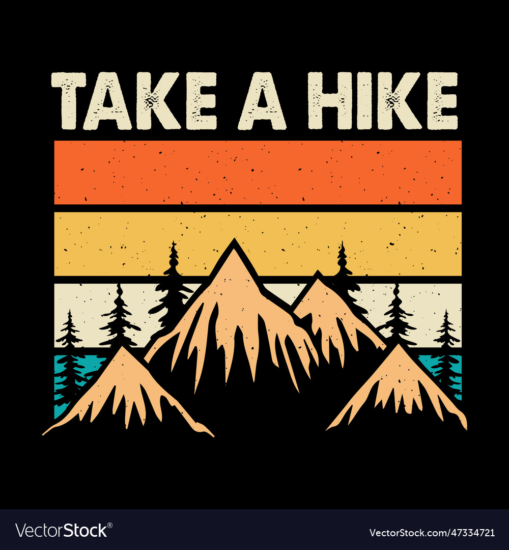 Retro Mountain Wander T-Shirt