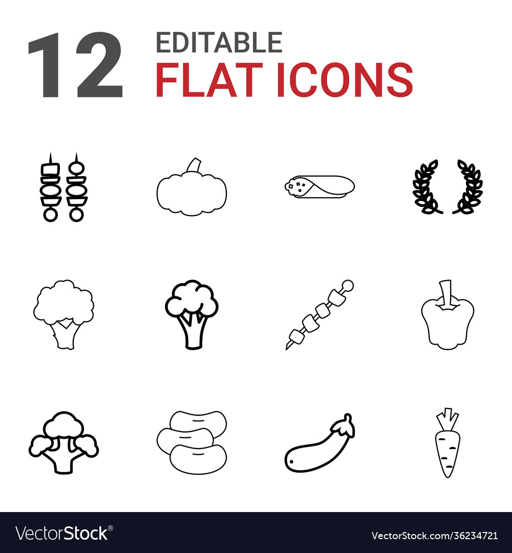 Vegetable icons