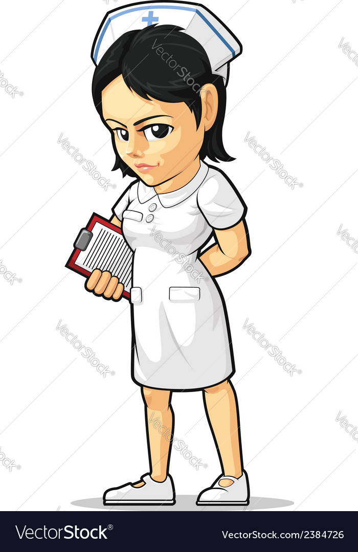 Cartoon of nurse Royalty Free Vector Image - VectorStock Cartoon of nurse Royalty Free Vector Image - VectorStock