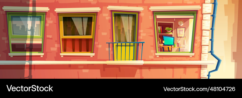 House facade element Royalty Free Vector Image