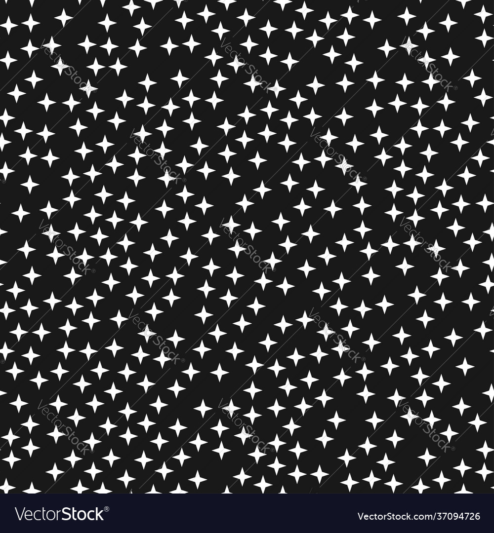 Random star shape pattern background seamlessly vector image Random star shape pattern background seamlessly