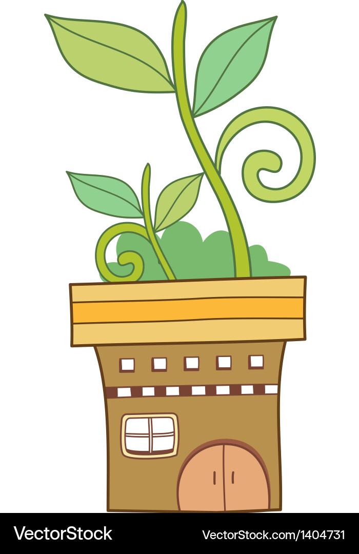A building Royalty Free Vector Image - VectorStock