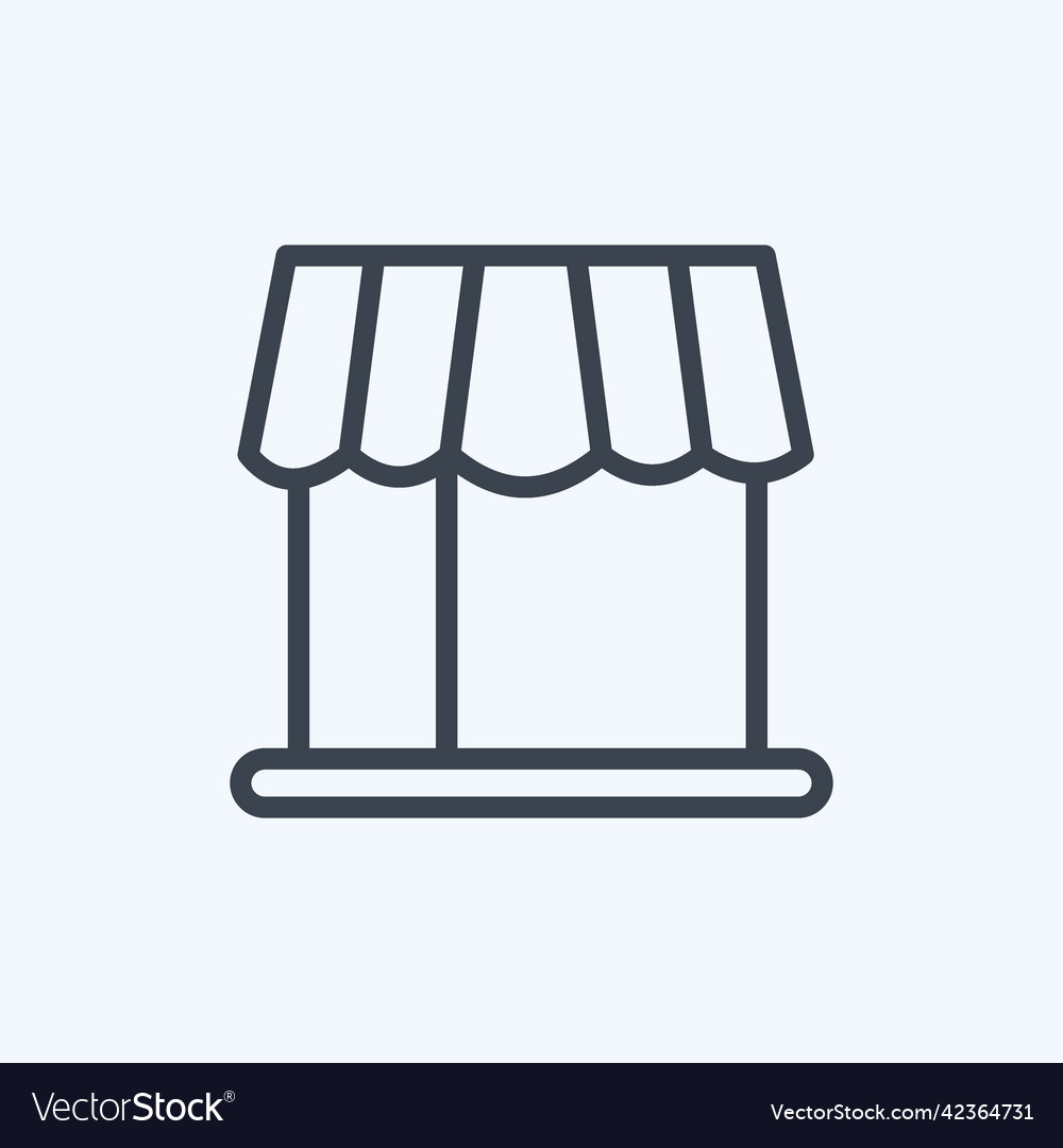 Icon shopping suitable for business symbol line