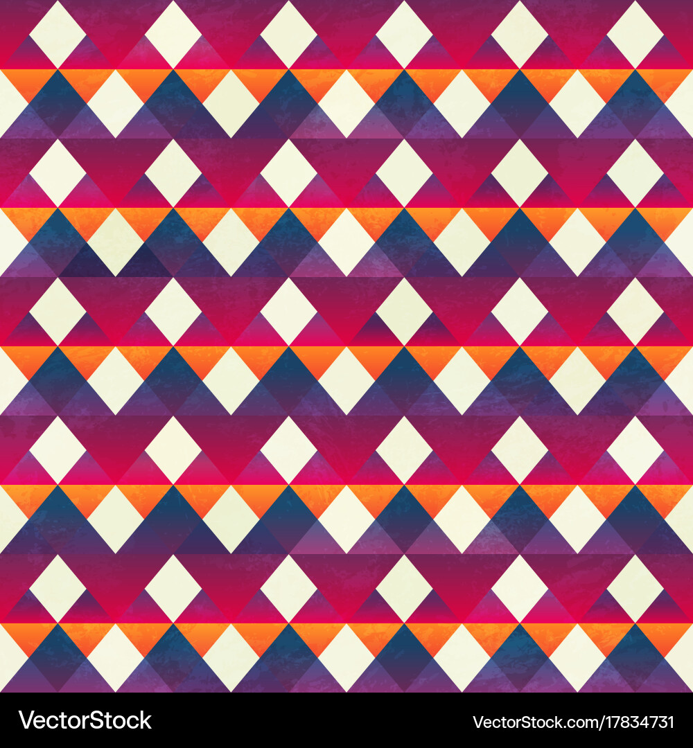 Red zigzag seamless pattern Royalty Free Vector Image