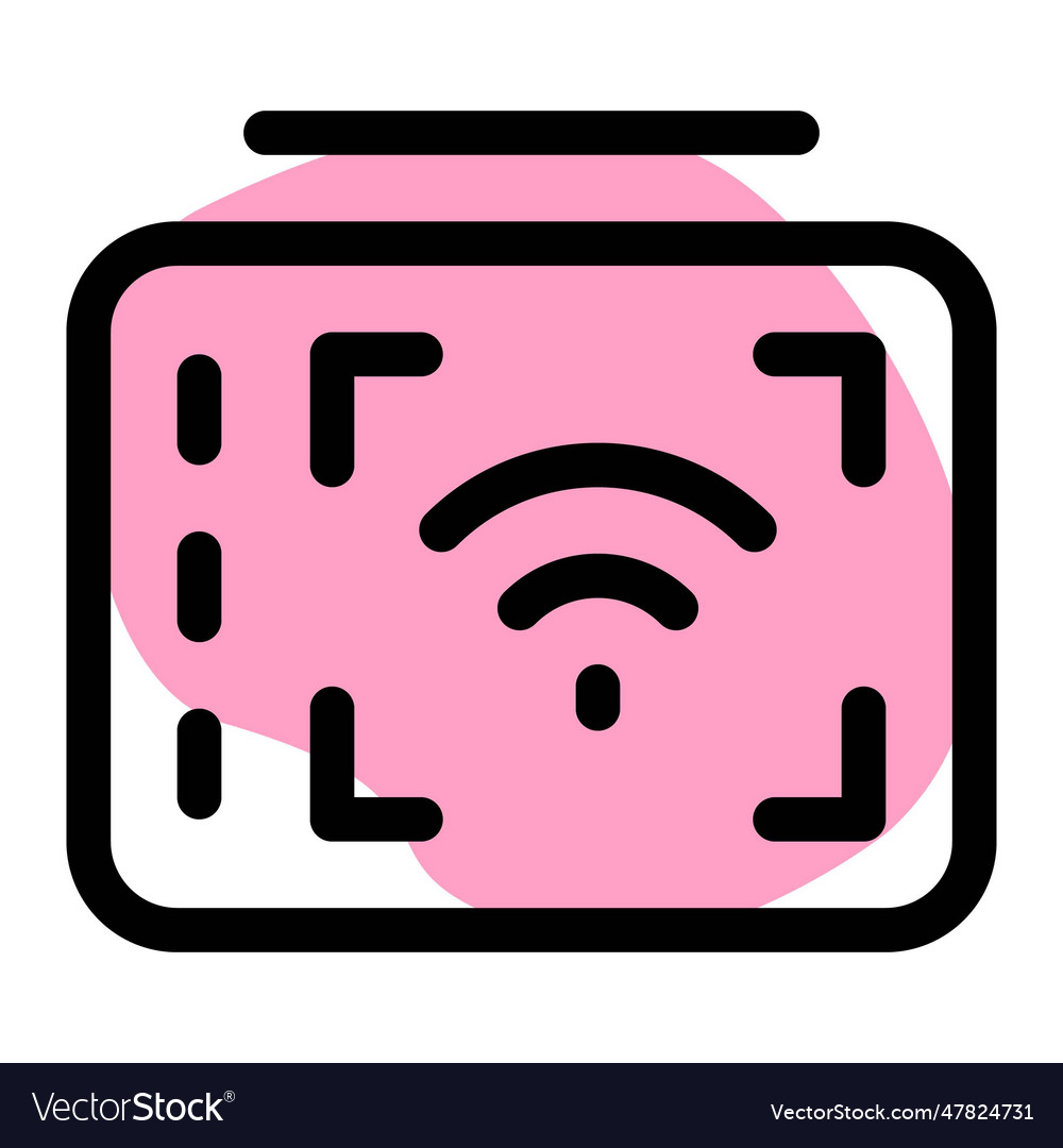 Tablet computer with electric stylus pen Vector Image