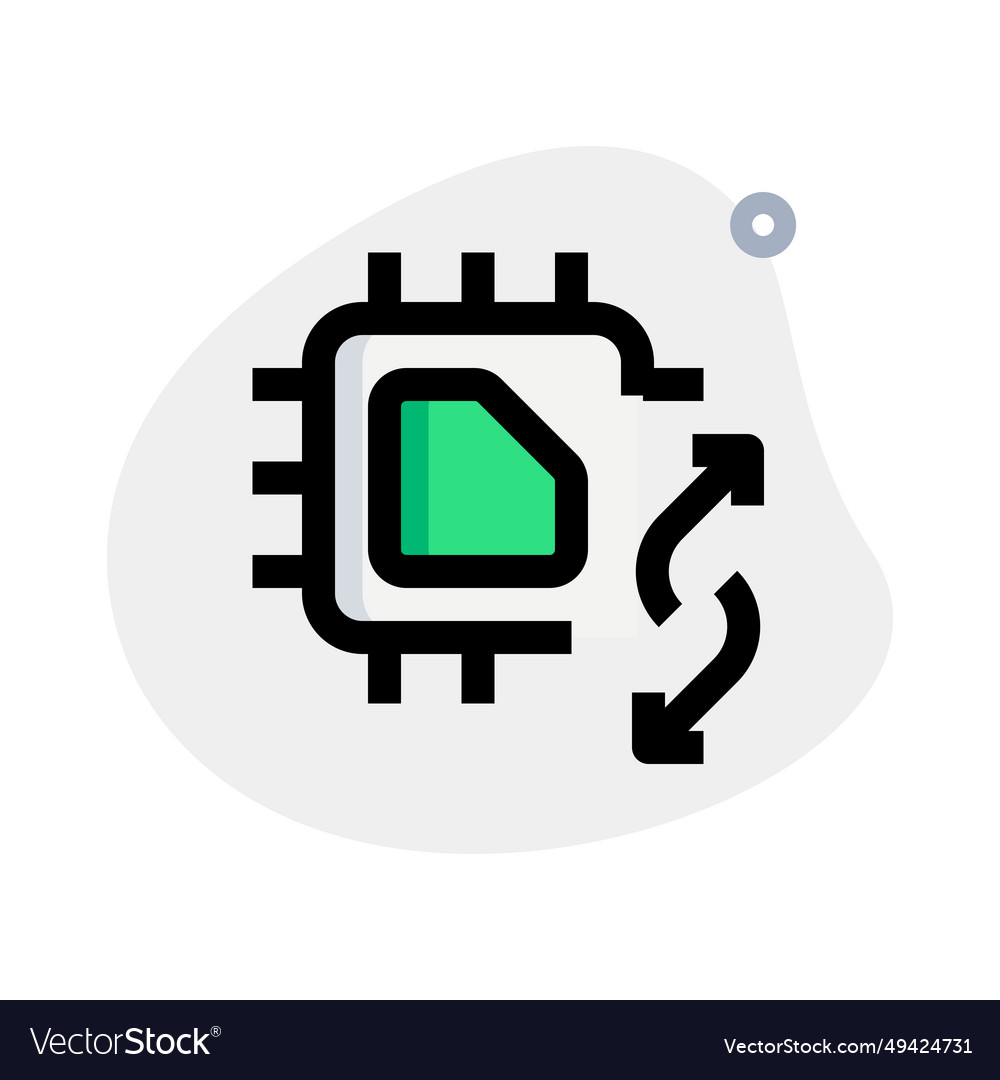 Transferring data using a micro processing unit