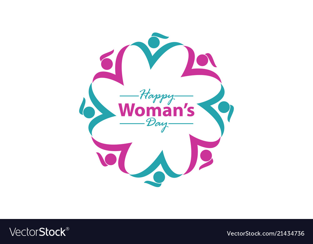 Happy womans day template