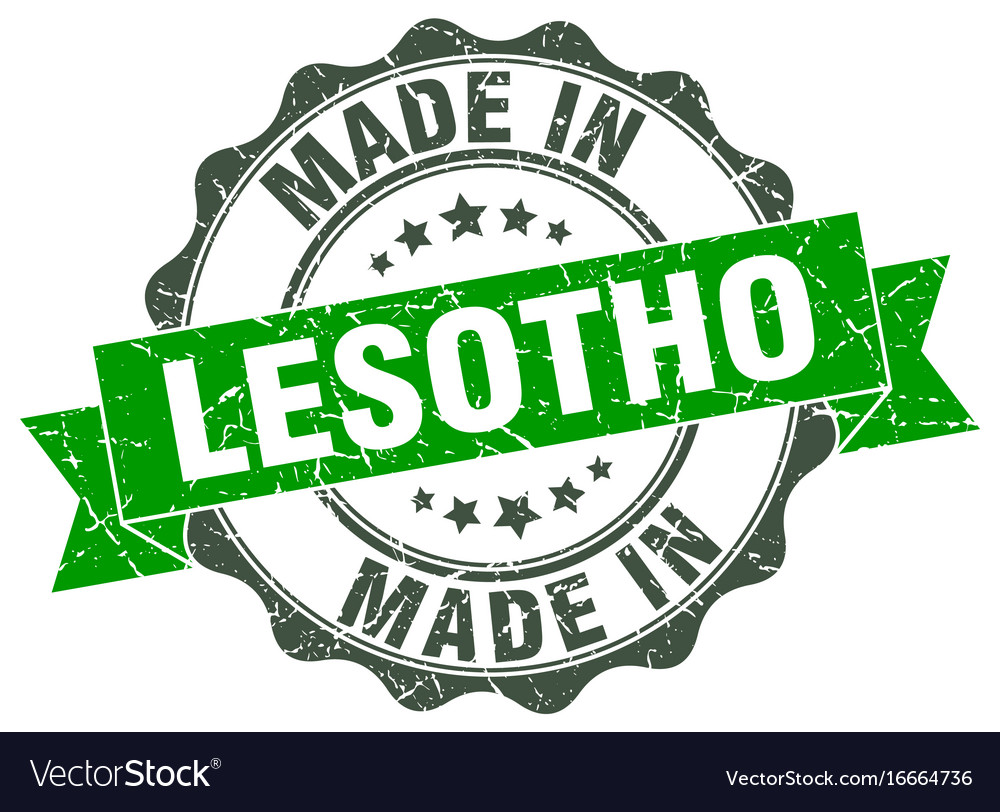 Made in lesotho round seal