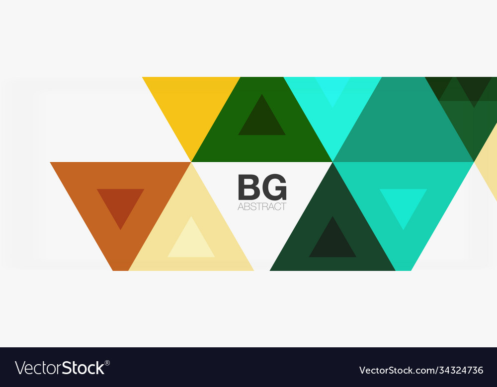 Mosaic triangle pattern abstract background vector image Mosaic triangle pattern abstract background