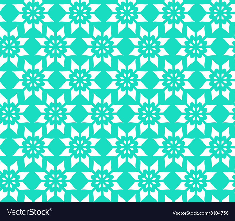 Simple abstract seamless pattern of flower