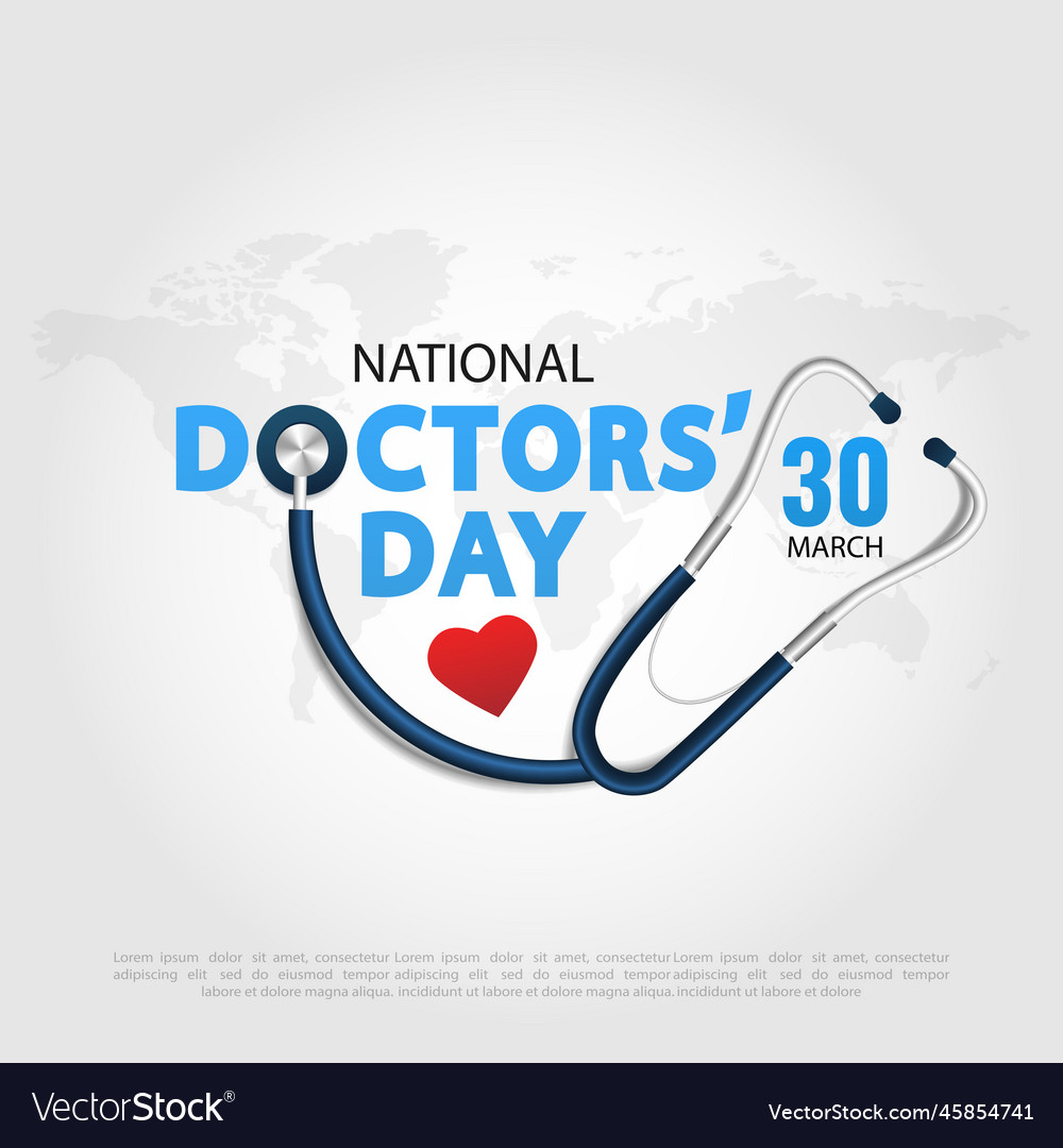 Doctors day Royalty Free Vector Image VectorStock