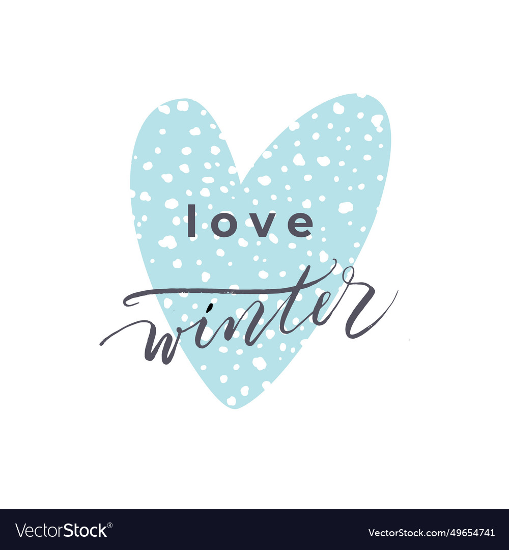 Winter design for card Royalty Free Vector Image