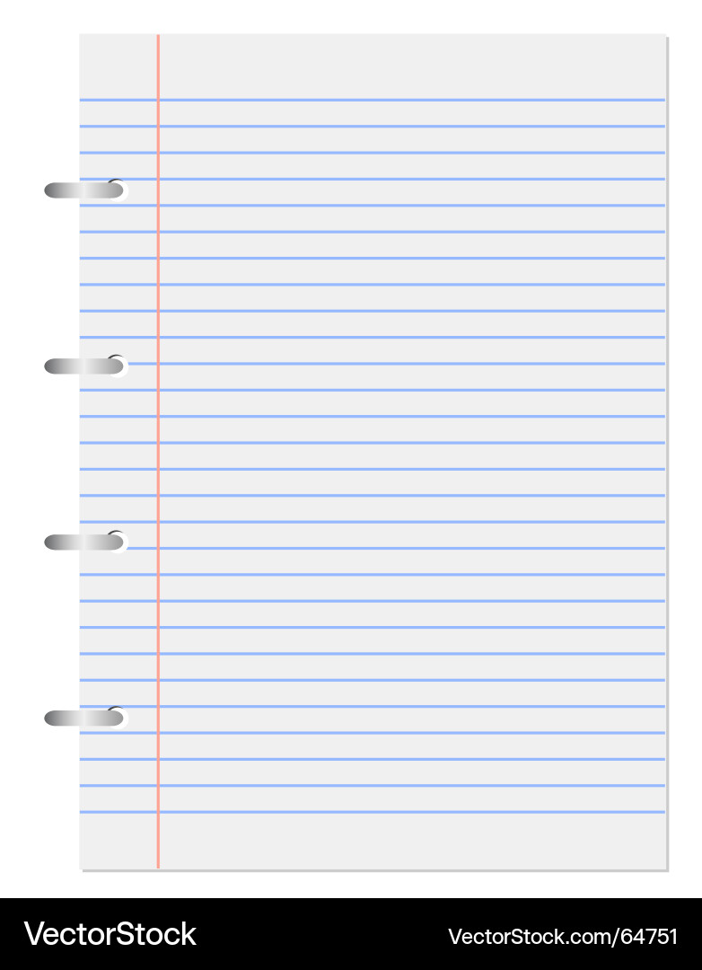 Blank Paper Sheet Royalty Free Vector Image - VectorStock