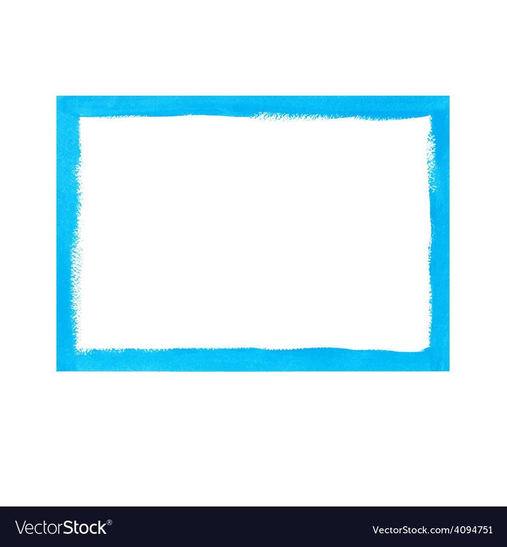 Bright blue grunge frame