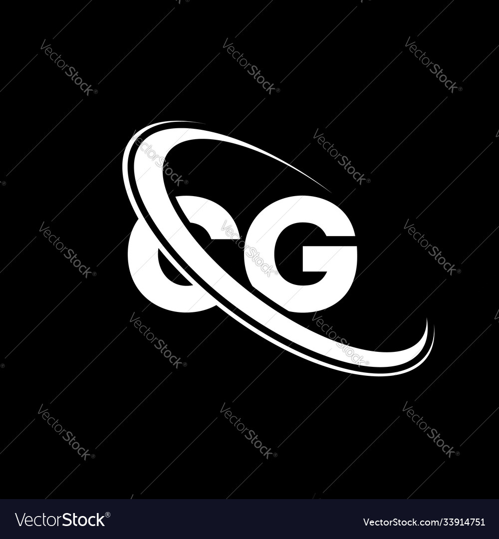 Cg logo c g design white letter cgc