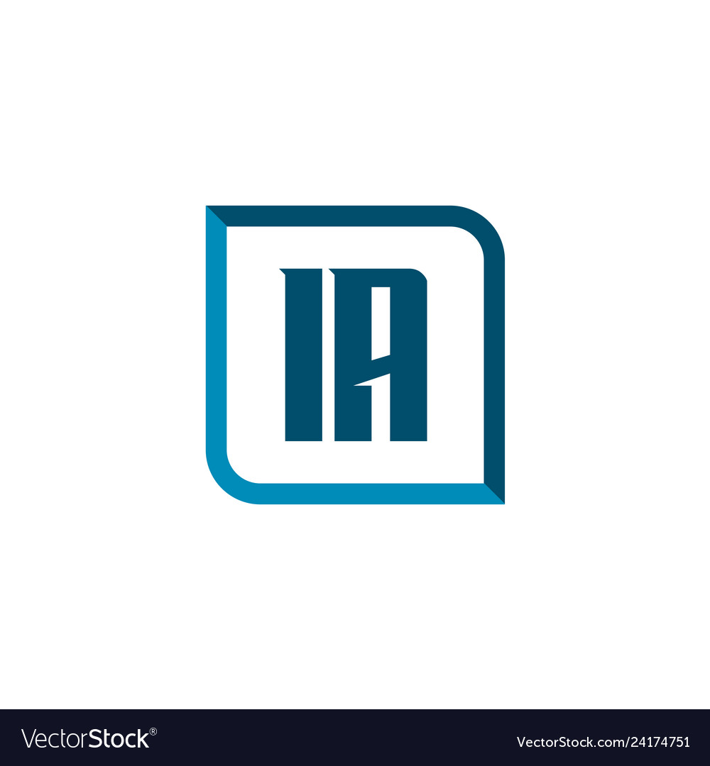 Initial letter logo ai template design