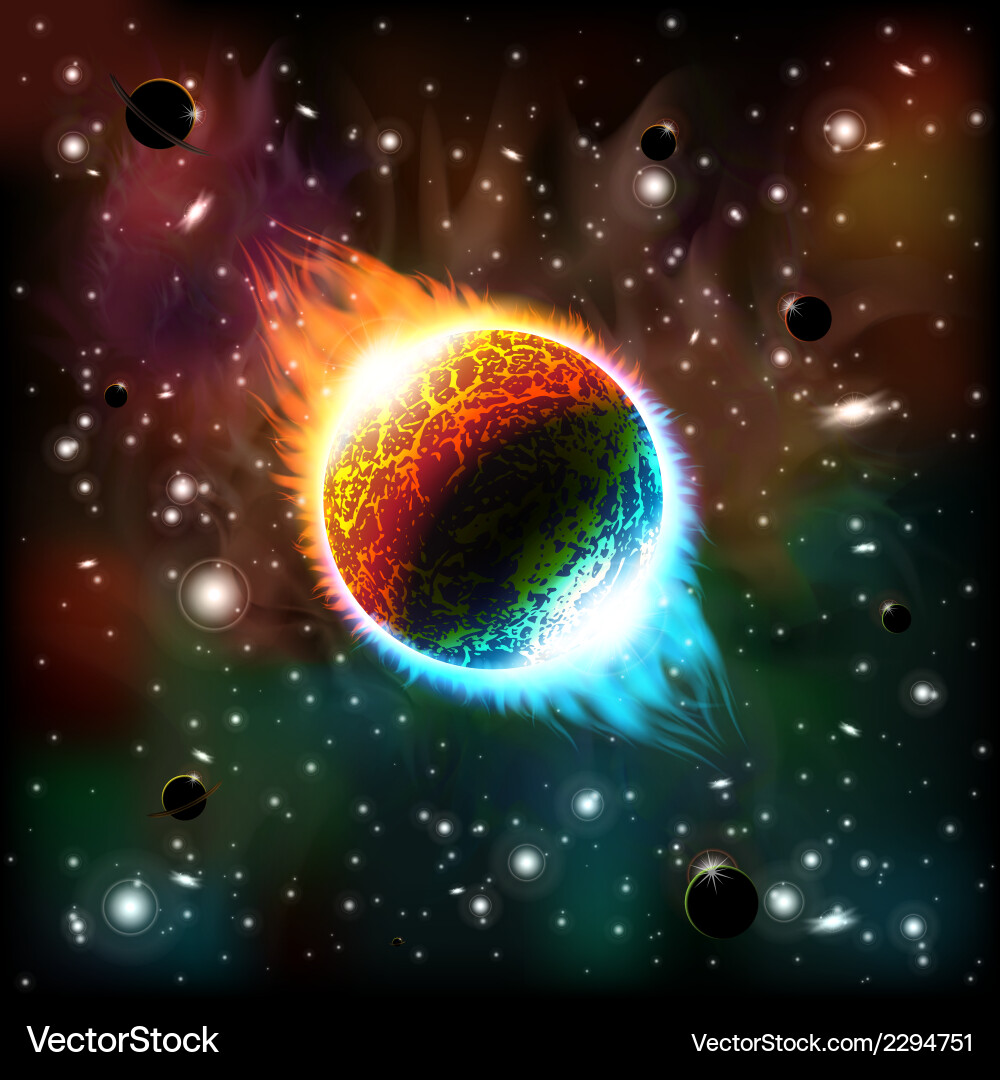 Space background Royalty Free Vector Image - VectorStock