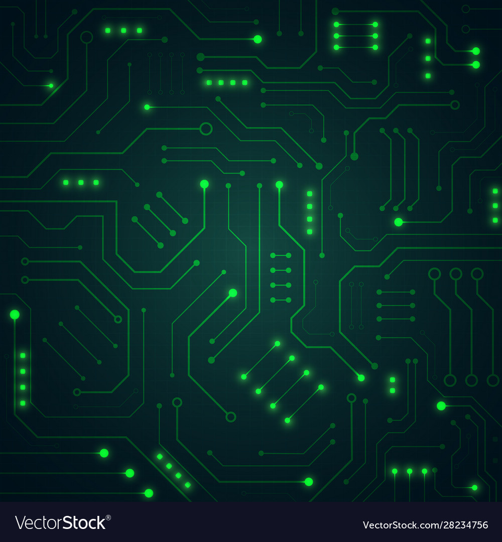 High tech technology geometric Royalty Free Vector Image