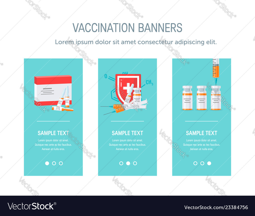 medicine template for web banners in flat style template medicine