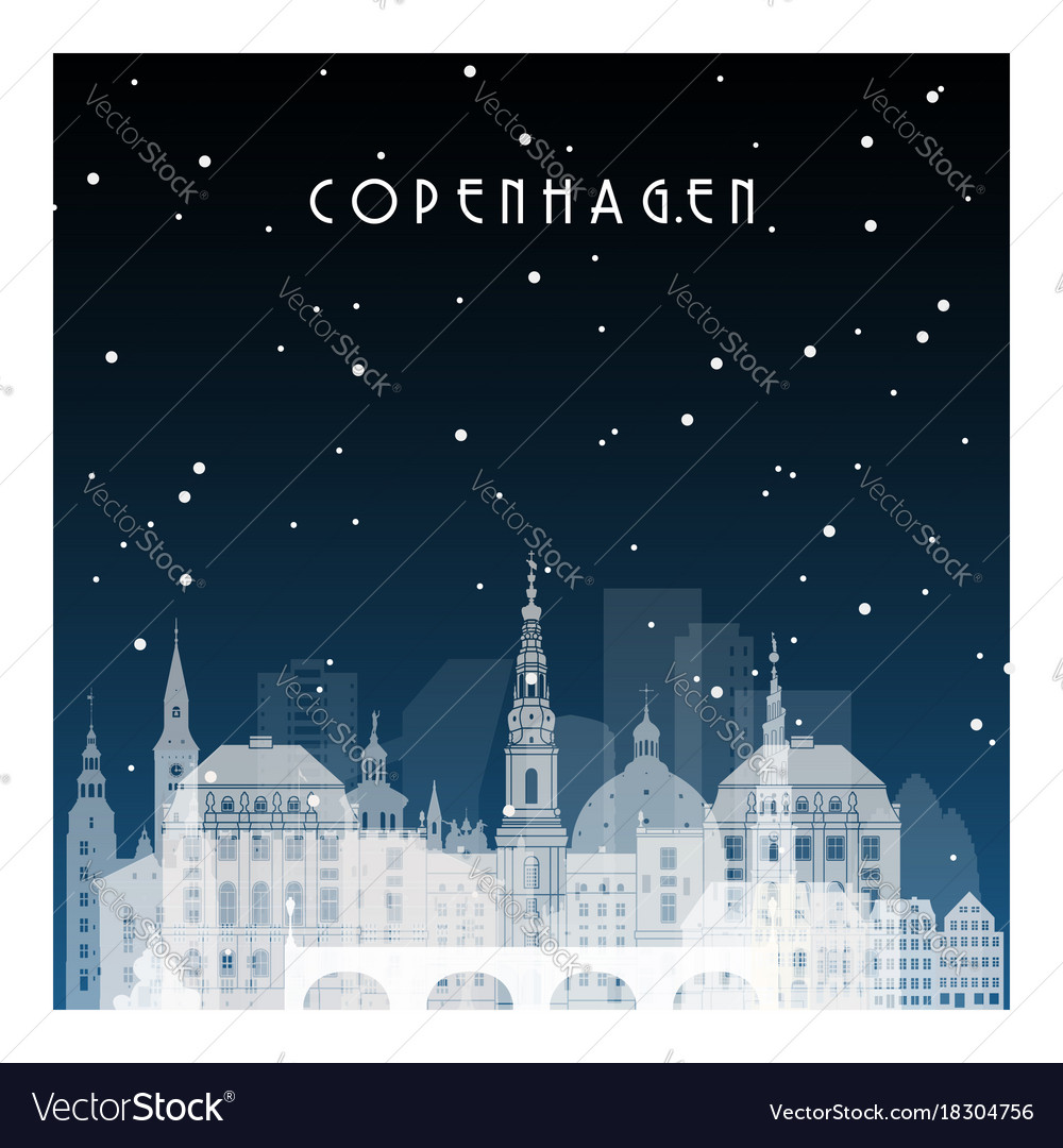 Winternacht in Copenhagen