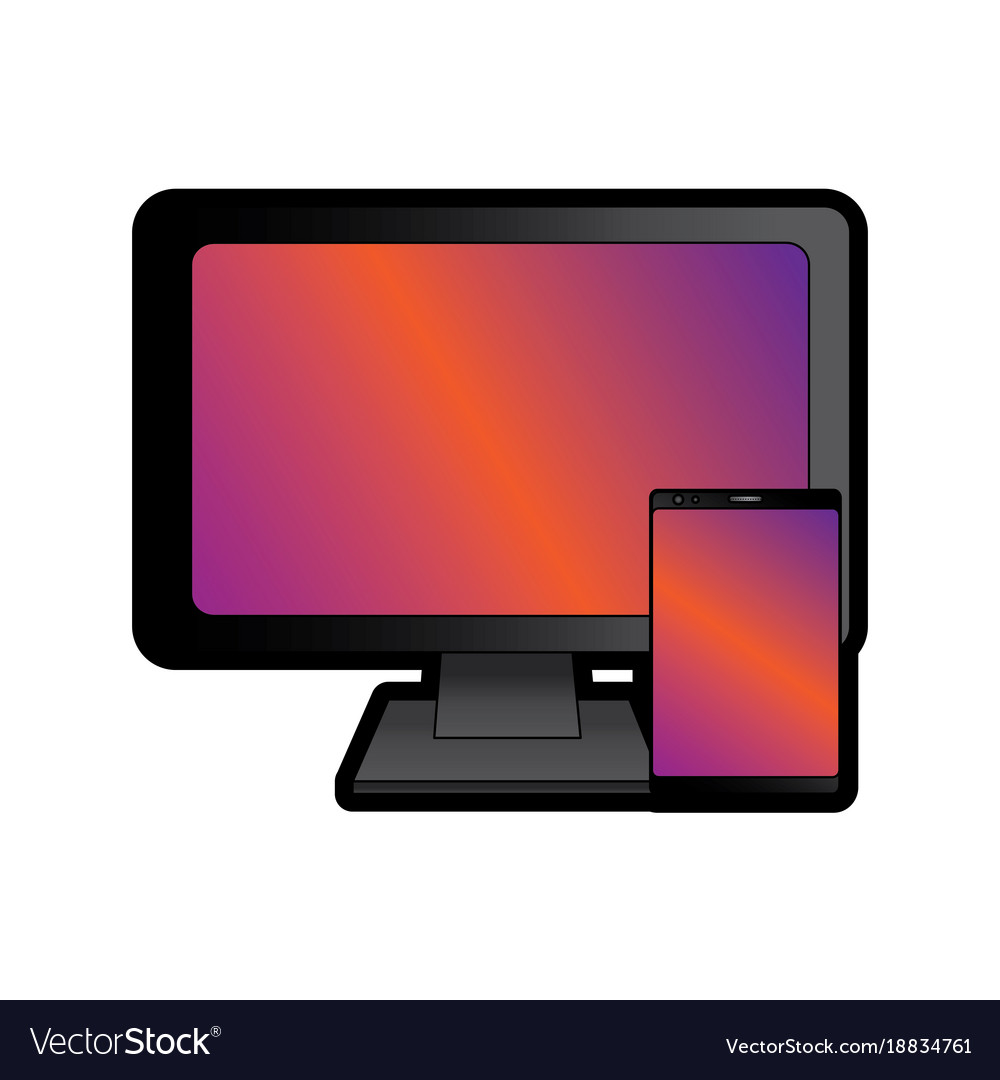 Computer monitor icon image