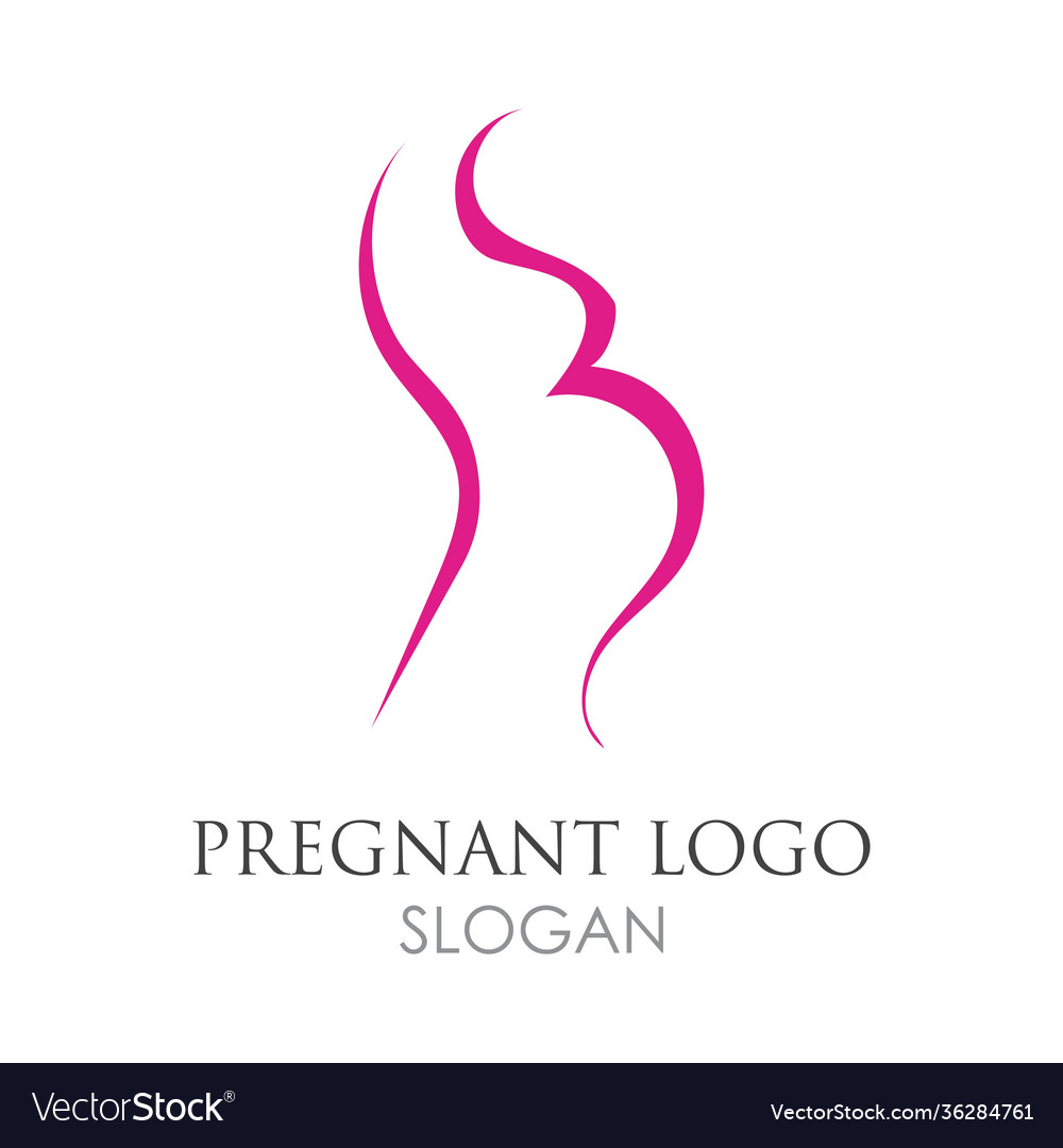 Pregnant template icon Royalty Free Vector Image