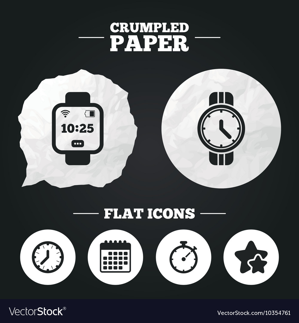 Smart watch mechanical clock time and timer
