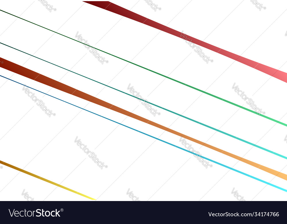 Random bunte Linien mit Gradientenfüllung vector image Random bunte Linien mit Gradientenfüllung