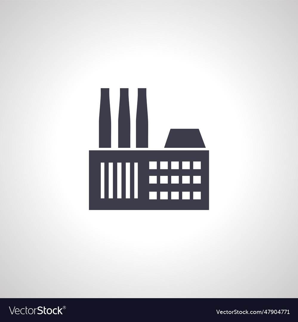Factory icon factory icon factory icon factory Vector Image