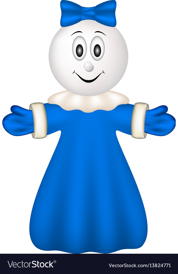 Hand puppet with smiling face