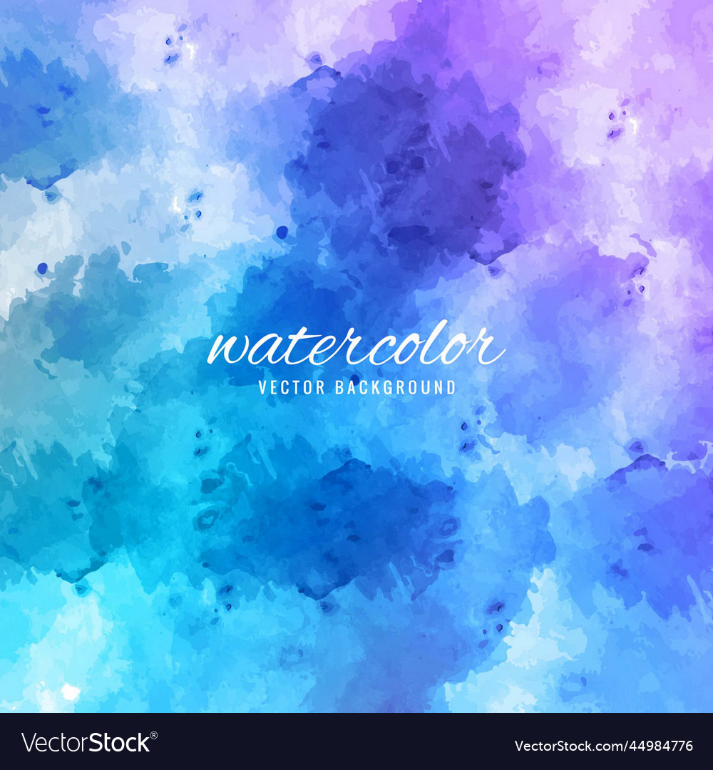 Blue purple paint stains Royalty Free Vector Image