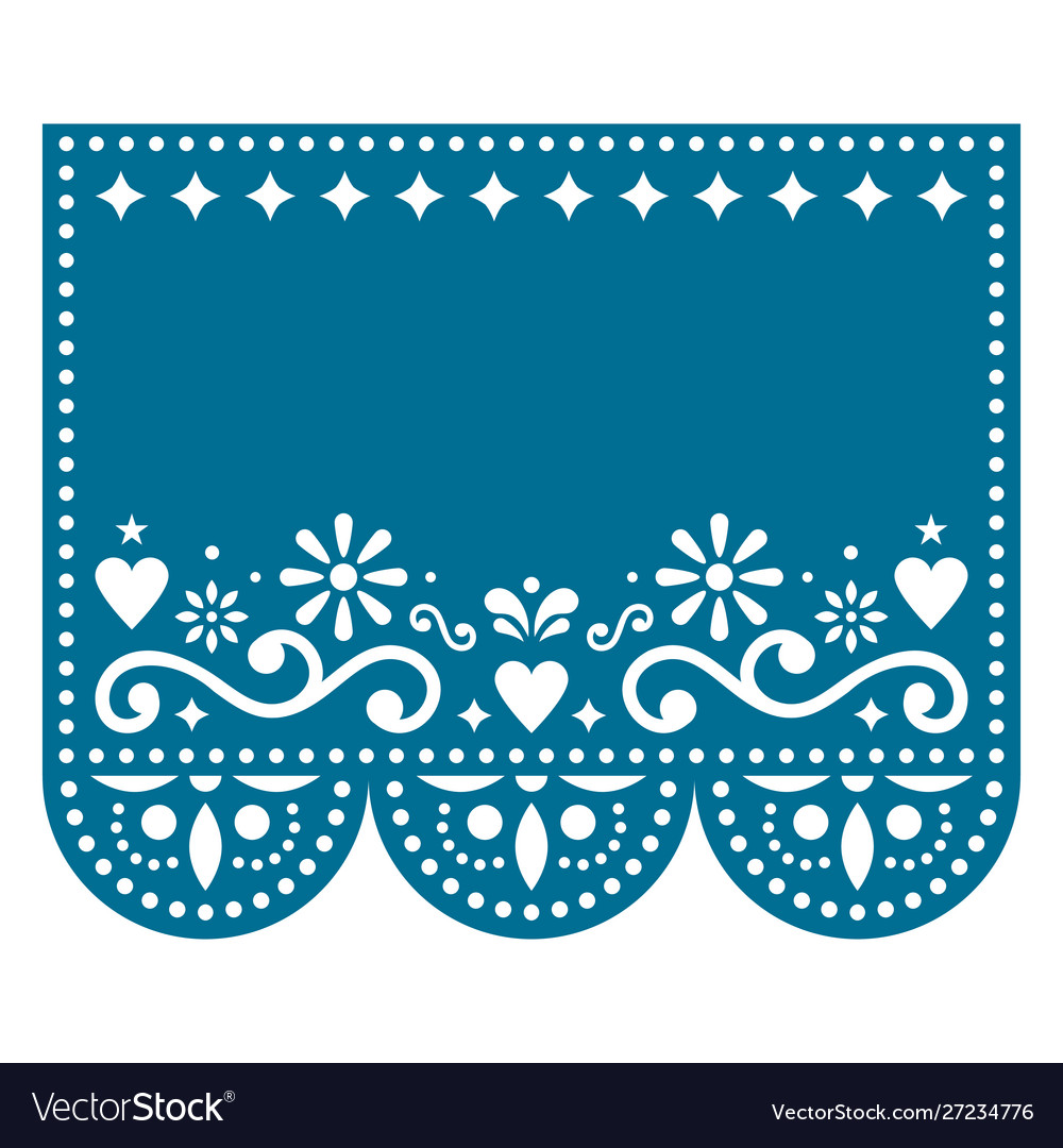 Printable Papel Picado Template