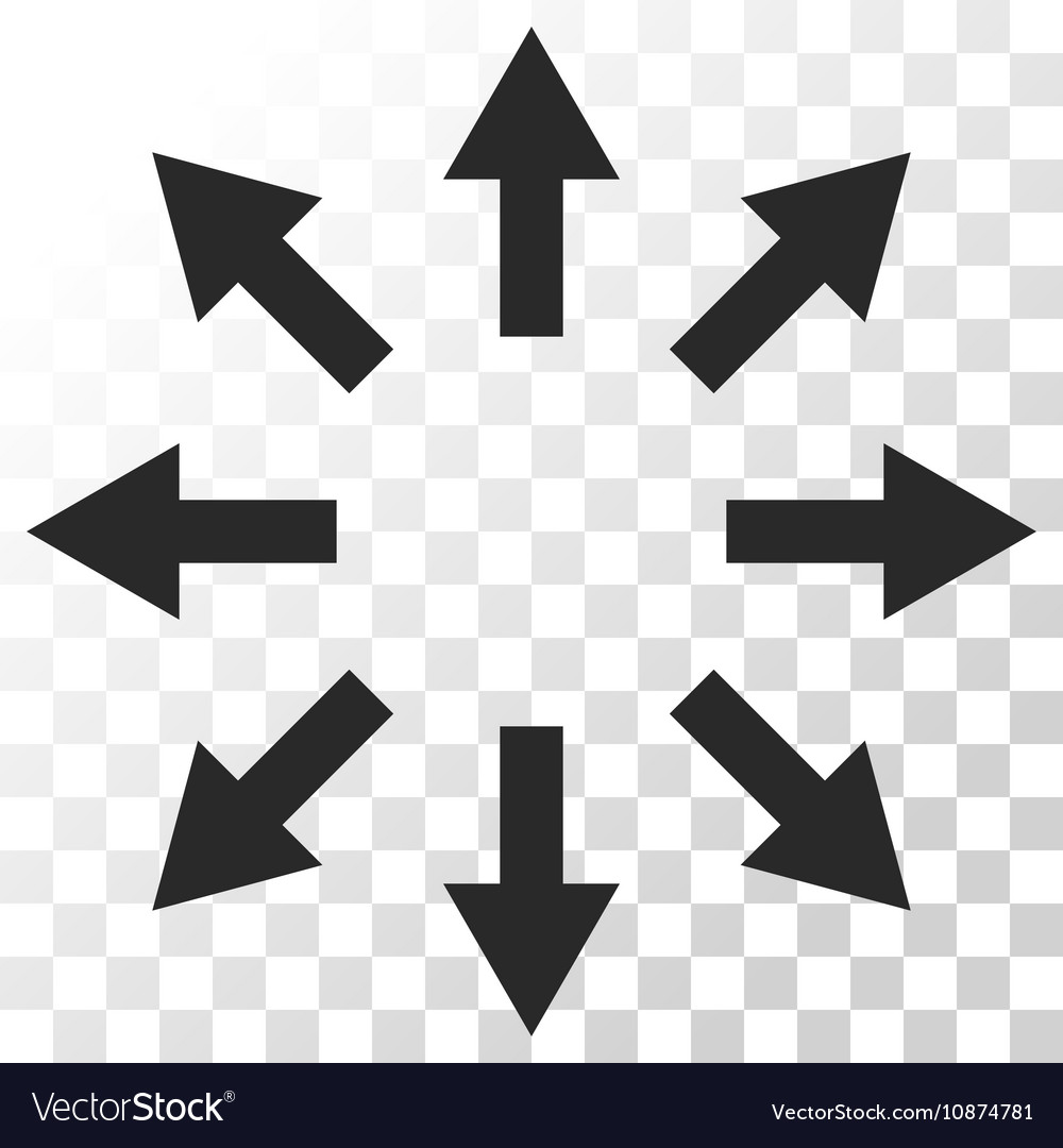 Radial arrows icon