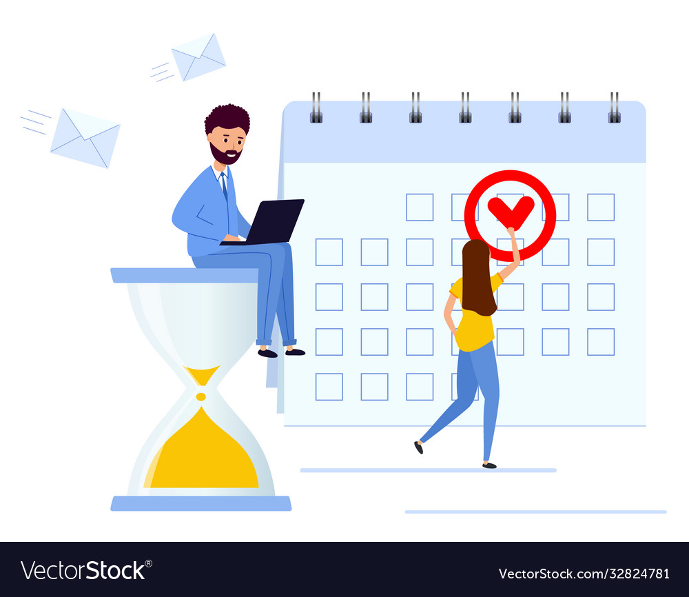 Team delivers project within specified vector image Team delivers project within specified