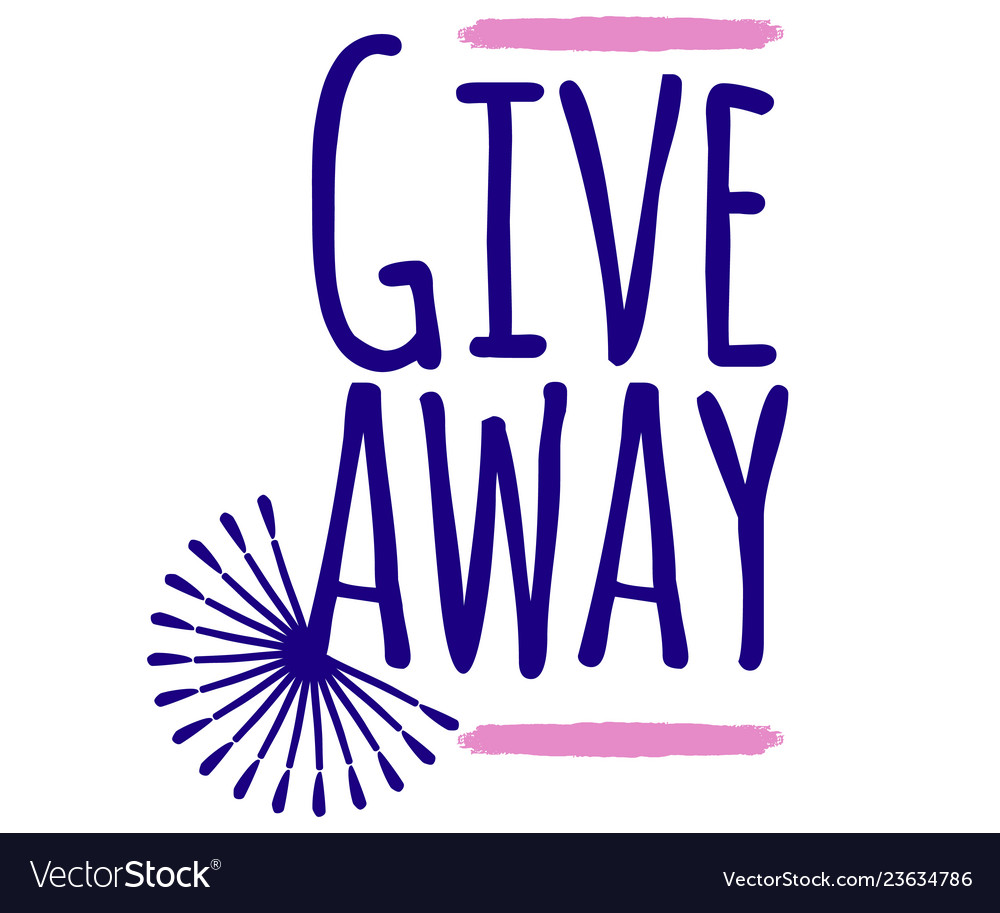 Giveaway banner concept for web gift card