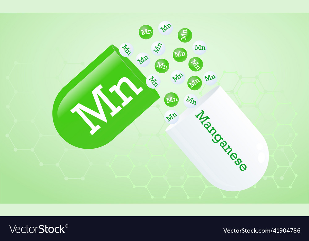 Manganese trace element capsule with mn
