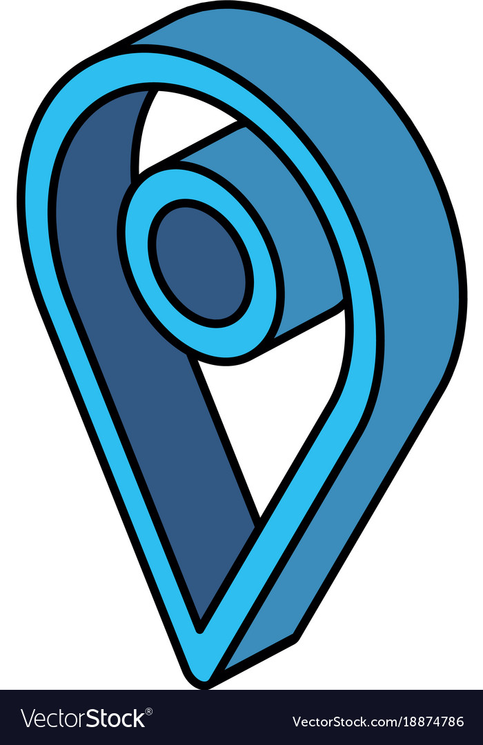 Pin pointer location icon