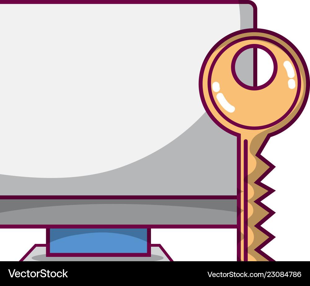 Technology computing cartoon Royalty Free Vector Image
