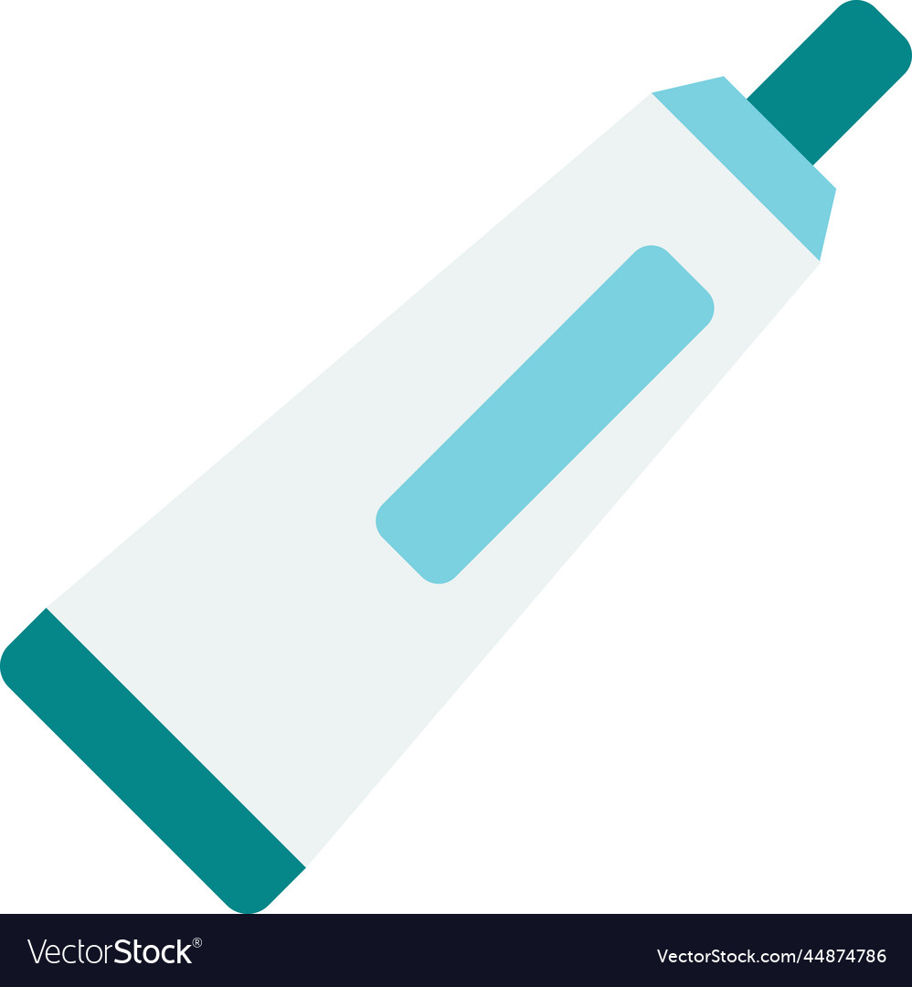 Toothpaste in minimal style Royalty Free Vector Image