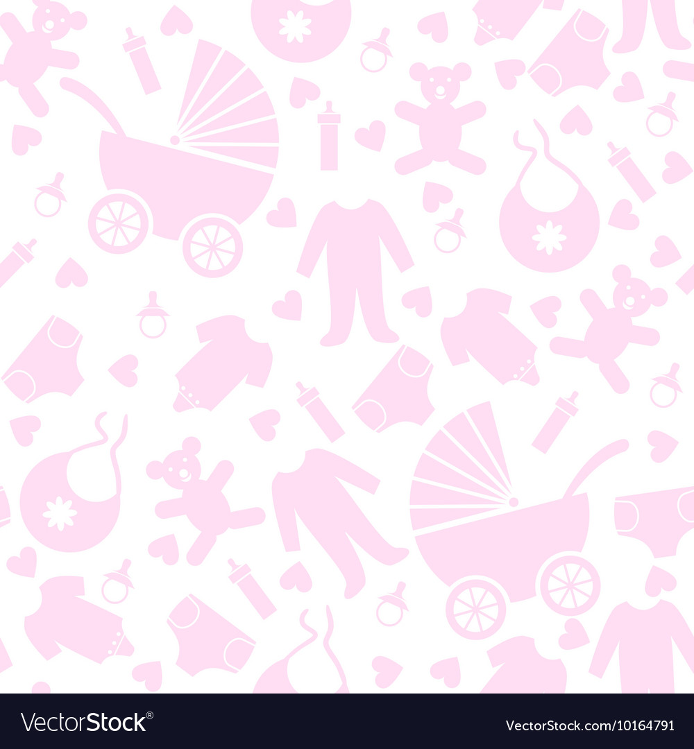 Baby clothes and toys Royalty Free Vector Image